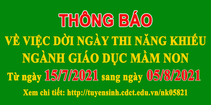 #sp-smart-caption-1 Thông báo về việc thi Năng khiếu Đợt 1 ngày 05/8/2021